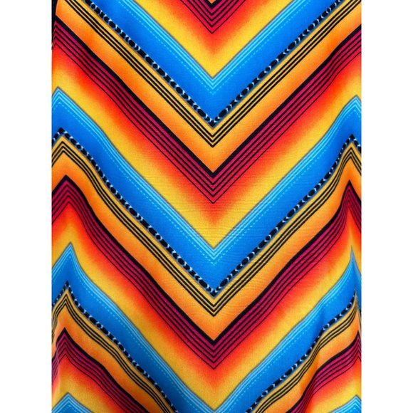 0707A- Joe Boxer Girls’ One Piece Swimsuit 6X Multicolor Black Spaghetti Straps - Picture 2 of 8